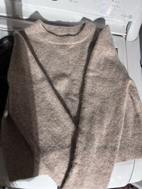 lululemon athletica Cozy Crewneck Sweater in Light Taupe